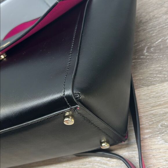 7372 Kate Spade black leather crossbody 244017372 - Picture 6 of 16